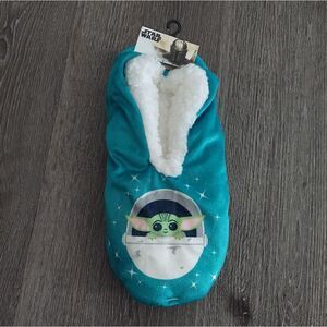 STAR WARS THE MANDALORIAN BABY YODA SLIPPER SOCKS SHOE SIZE 4-10